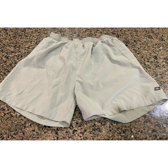 Medium Sugoi running lined shorts womens light gray polyester spandex zip pocket - Picture 1 of 8